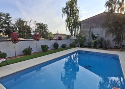 Réaménagement d&rsquo;un jardin avec piscine à Andrézieux-Bouthéon